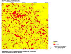 Clicca per aprire il pdf relativo ad un esempio di mappa di stabilità ottenuta con il sw T-MAP